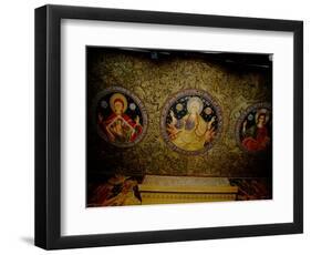 Orthodox Icons on Ceiling of Church in St. Paul and Peter's Cathedral, Constanta, Romania-Cindy Miller Hopkins-Framed Photographic Print