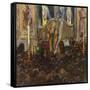 Orthodox Mass-Franz Roubaud-Framed Stretched Canvas