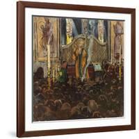 Orthodox Mass-Franz Roubaud-Framed Giclee Print