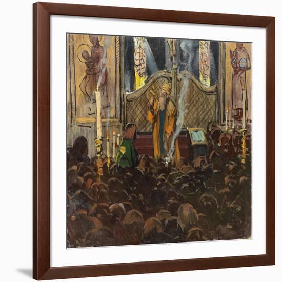 Orthodox Mass-Franz Roubaud-Framed Giclee Print