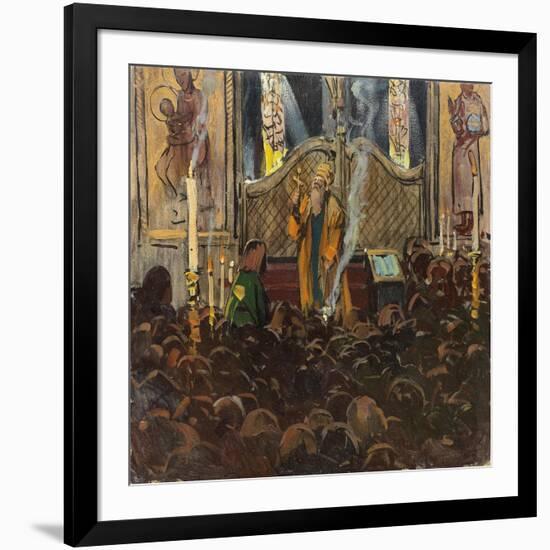 Orthodox Mass-Franz Roubaud-Framed Giclee Print