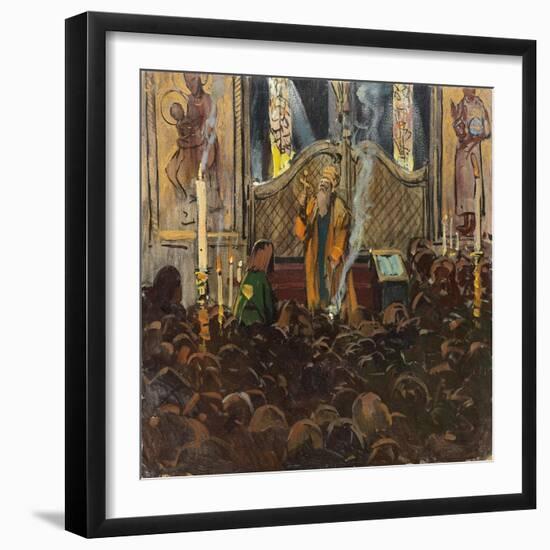 Orthodox Mass-Franz Roubaud-Framed Premium Giclee Print