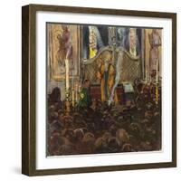 Orthodox Mass-Franz Roubaud-Framed Giclee Print