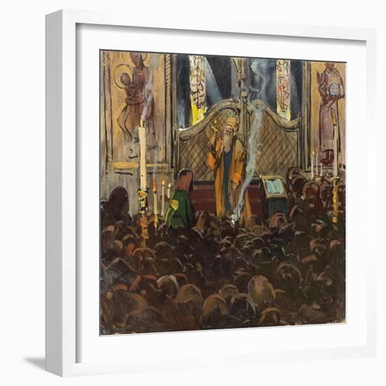 Orthodox Mass-Franz Roubaud-Framed Giclee Print