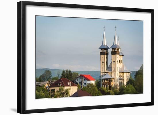 Orthodox Romanian Church at Sunrise, Breb (Brebre), Maramures, Romania, Europe-Matthew Williams-Ellis-Framed Photographic Print