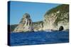 Ortholithos Rock, Paxos, Paxi, Ionian Islands, Greek Islands, Greece, Euruope-Tuul-Stretched Canvas