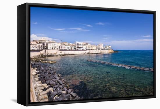 Ortigia Island, Syracuse (Siracusa), Sicily, Italy, Mediterranean, Europe-Matthew Williams-Ellis-Framed Stretched Canvas