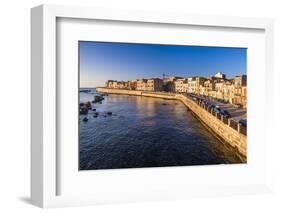 Ortigia (Ortygia) Island at Sunrise, Syracuse (Siracusa), Sicily, Italy, Mediterranean, Europe-Matthew Williams-Ellis-Framed Photographic Print