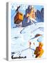 Ortisei, Val Gardena-Erwin Merlet-Stretched Canvas