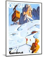 Ortisei, Val Gardena-Erwin Merlet-Mounted Art Print