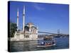 Ortokoye Mosque and Bosphorus, Istanbul, Turkey, Eurasia-Charles Bowman-Stretched Canvas