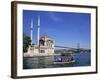 Ortokoye Mosque and Bosphorus, Istanbul, Turkey, Eurasia-Charles Bowman-Framed Photographic Print