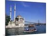 Ortokoye Mosque and Bosphorus, Istanbul, Turkey, Eurasia-Charles Bowman-Mounted Photographic Print