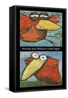 Orville and Wilbur's First Flight-Tim Nyberg-Framed Stretched Canvas