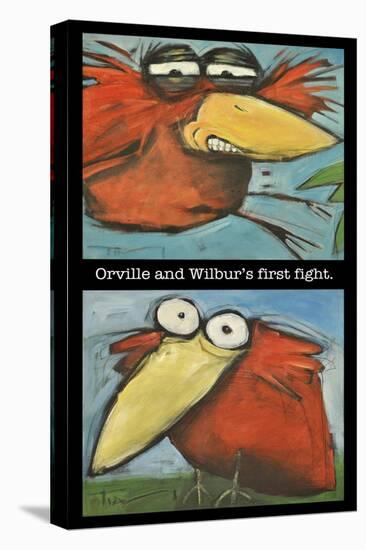 Orville and Wilbur's First Flight-Tim Nyberg-Stretched Canvas