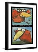 Orville and Wilbur's First Flight-Tim Nyberg-Framed Giclee Print