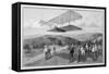 Orville and Wilbur Wright Test Unpowered Gliders Against the Wind at Kitty Hawk-null-Framed Stretched Canvas