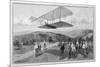Orville and Wilbur Wright Test Unpowered Gliders Against the Wind at Kitty Hawk-null-Mounted Premium Giclee Print