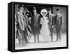 Orville, Wilbur, and Katherine Wright et al Photograph-Lantern Press-Framed Stretched Canvas