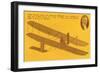 Orville Wright and Kitty Hawk Plane-null-Framed Art Print