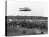 Orville Wright and Lahm in Record Flight Photograph - Fort Meyer, VA-Lantern Press-Stretched Canvas