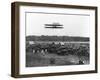 Orville Wright and Lahm in Record Flight Photograph - Fort Meyer, VA-Lantern Press-Framed Art Print
