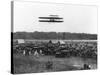 Orville Wright and Lahm in Record Flight Photograph - Fort Meyer, VA-Lantern Press-Stretched Canvas