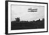 Orville Wright Flies High in the Sky Photograph - Dayton, OH-Lantern Press-Framed Art Print