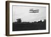 Orville Wright Flies High in the Sky Photograph - Dayton, OH-Lantern Press-Framed Art Print