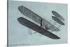 Orville Wright in Biplane-null-Stretched Canvas