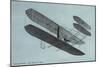 Orville Wright in Biplane-null-Mounted Premium Giclee Print