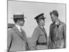 Orville Wright, John F Curry and Charles Lindbergh, at Wright Field in Dayton, Ohio, USA, 1927-null-Mounted Photographic Print