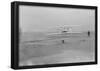 Orville Wright on First Flight at 120 feet Photograph - Kitty Hawk, NC-null-Framed Poster