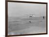 Orville Wright on First Flight at 120 feet Photograph - Kitty Hawk, NC-Lantern Press-Framed Art Print