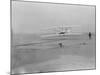 Orville Wright on First Flight at 120 feet Photograph - Kitty Hawk, NC-Lantern Press-Mounted Art Print