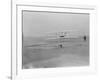 Orville Wright on First Flight at 120 feet Photograph - Kitty Hawk, NC-Lantern Press-Framed Art Print