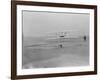 Orville Wright on First Flight at 120 feet Photograph - Kitty Hawk, NC-Lantern Press-Framed Art Print