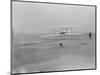 Orville Wright on First Flight at 120 feet Photograph - Kitty Hawk, NC-Lantern Press-Mounted Art Print