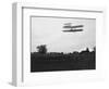 Orville Wright on Flight 41 at 60 foot high Photograph - Dayton, OH-Lantern Press-Framed Art Print