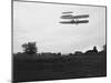 Orville Wright on Flight 41 at 60 foot high Photograph - Dayton, OH-Lantern Press-Mounted Art Print