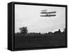 Orville Wright on Flight 41 at 60 foot high Photograph - Dayton, OH-Lantern Press-Framed Stretched Canvas