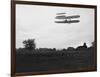 Orville Wright on Flight 41 at 60 foot high Photograph - Dayton, OH-Lantern Press-Framed Art Print