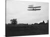 Orville Wright on Flight 41 at 60 foot high Photograph - Dayton, OH-Lantern Press-Stretched Canvas