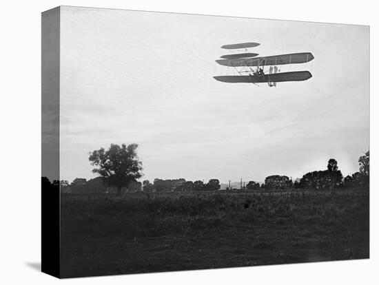 Orville Wright on Flight 41 at 60 foot high Photograph - Dayton, OH-Lantern Press-Stretched Canvas