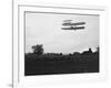 Orville Wright on Flight 41 at 60 foot high Photograph - Dayton, OH-Lantern Press-Framed Art Print