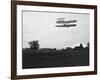 Orville Wright on Flight 41 at 60 foot high Photograph - Dayton, OH-Lantern Press-Framed Art Print