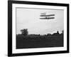 Orville Wright on Flight 41 at 60 foot high Photograph - Dayton, OH-Lantern Press-Framed Art Print