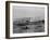 Orville Wright Taking Plane For 1st Motorized Flight as Brother Wilbur Wright Looks at Kitty Hawk-null-Framed Photographic Print