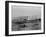 Orville Wright Taking Plane For 1st Motorized Flight as Brother Wilbur Wright Looks at Kitty Hawk-null-Framed Photographic Print