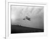 Orville Wright Testing Glider Photograph - North Carolina-Lantern Press-Framed Art Print